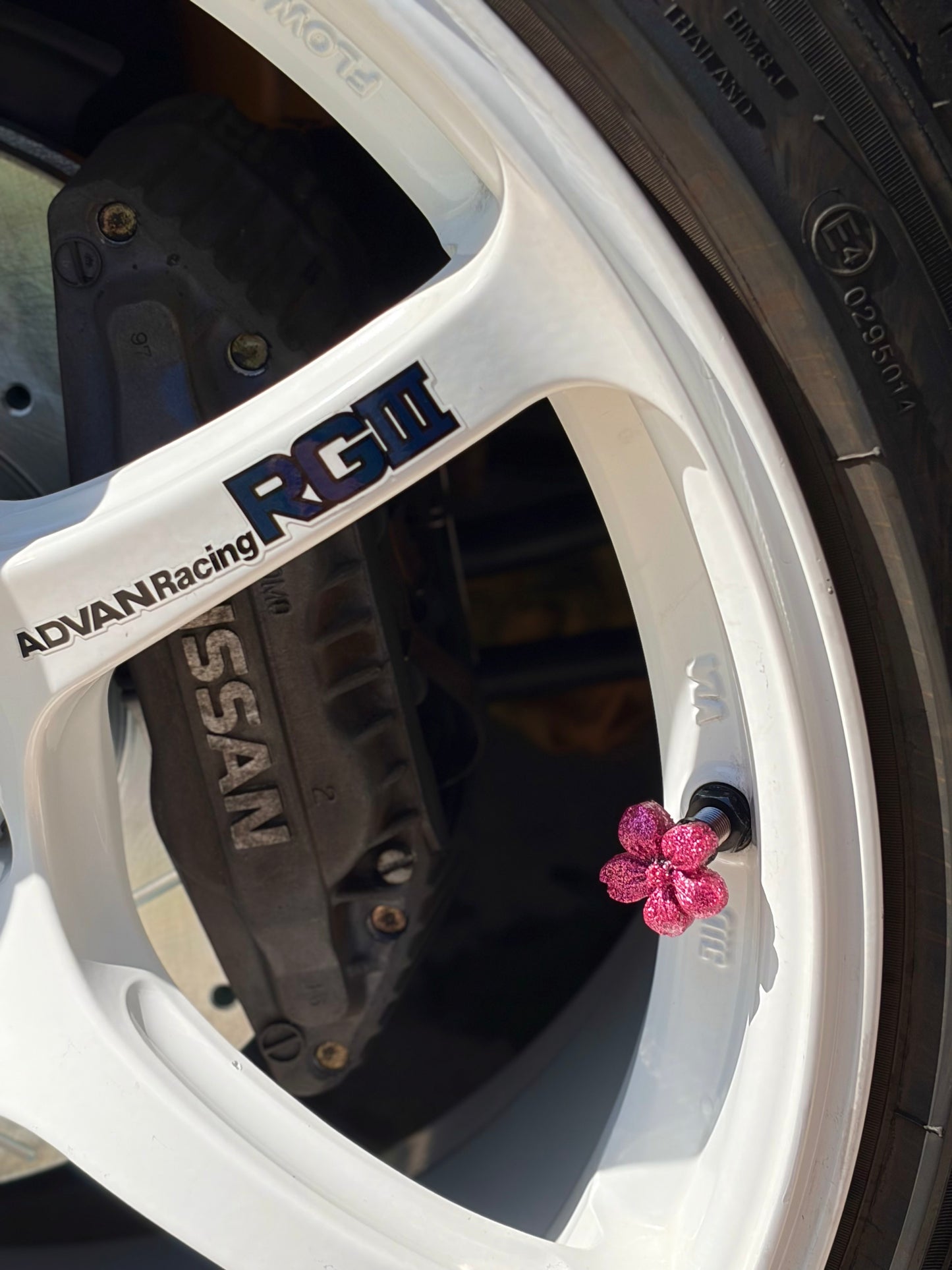 Sakura Valve Stem Caps