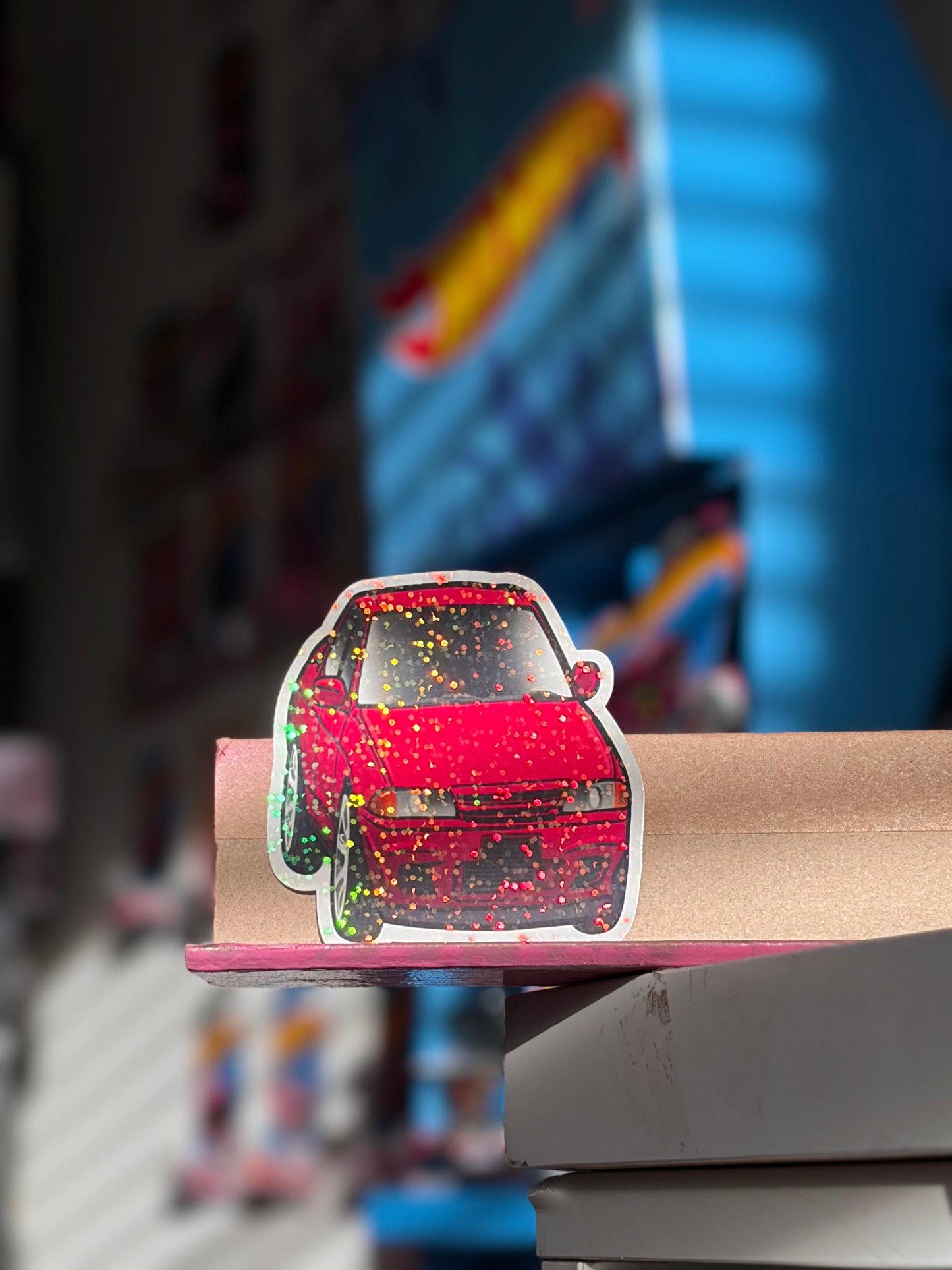 Skyline Holographic Sticker