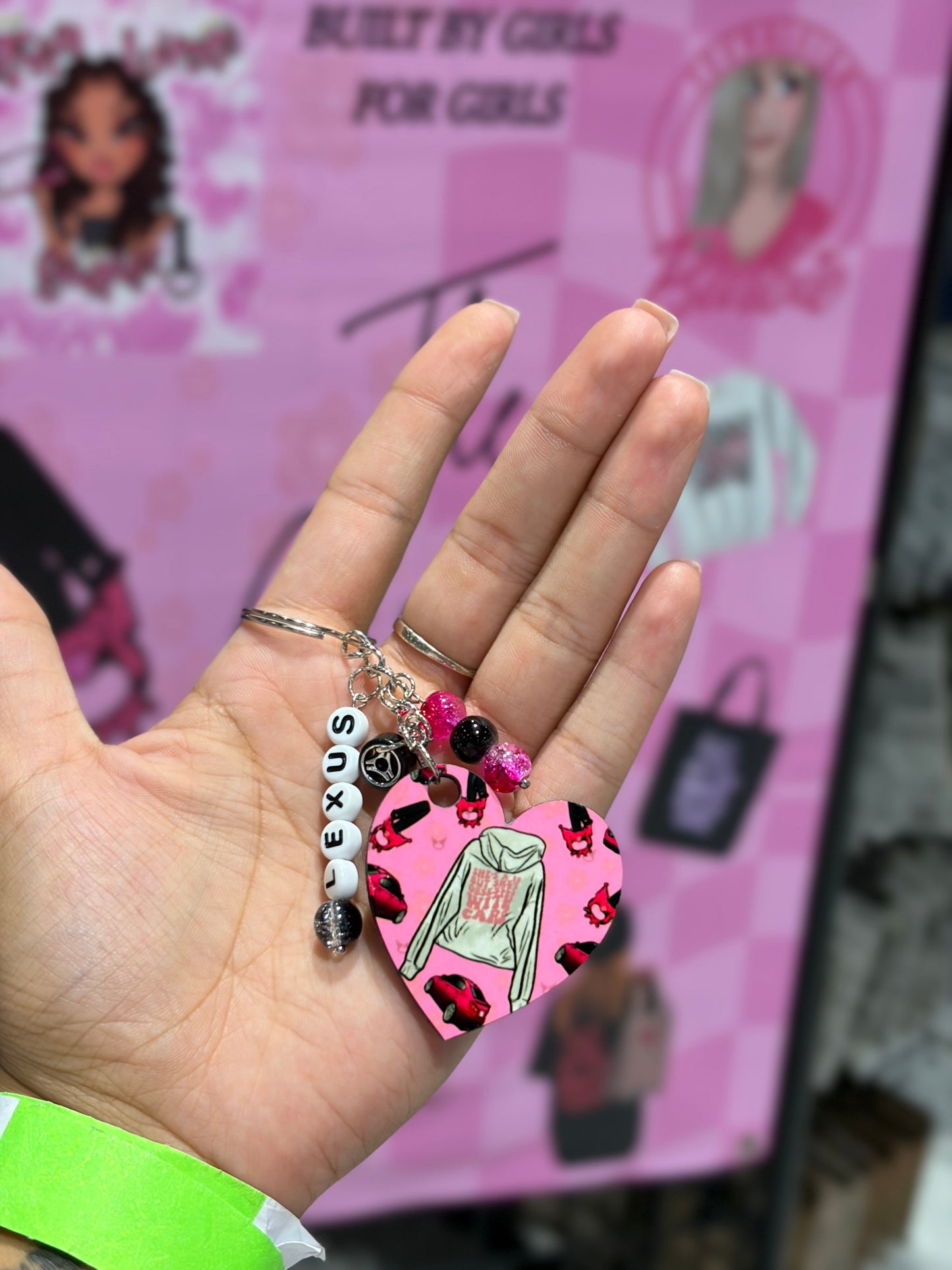 Lexus Hoodie Graphic Keychain