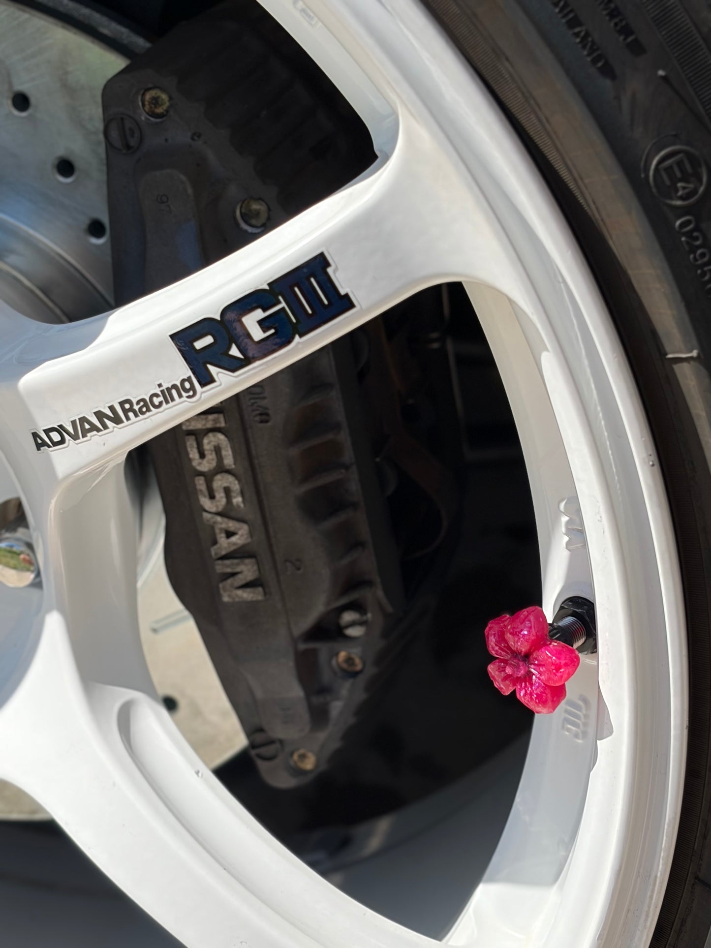 Sakura Valve Stem Caps