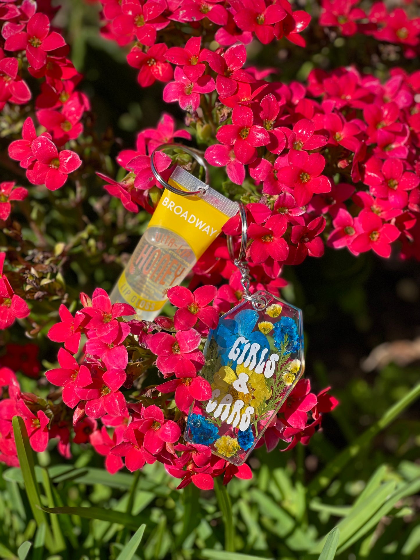 Floral fuel Coffin Keychain